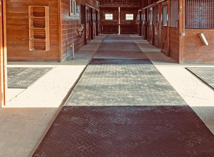 Upperville barn interior-min